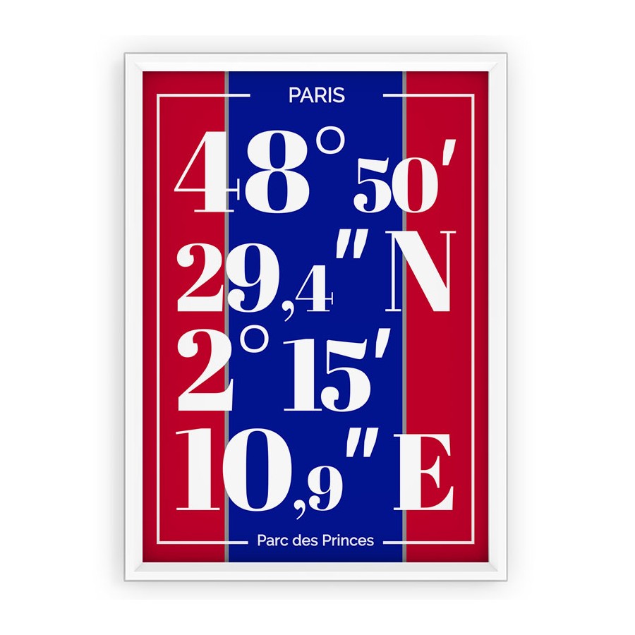 Plakat typograficzny, sportowy - PSG
